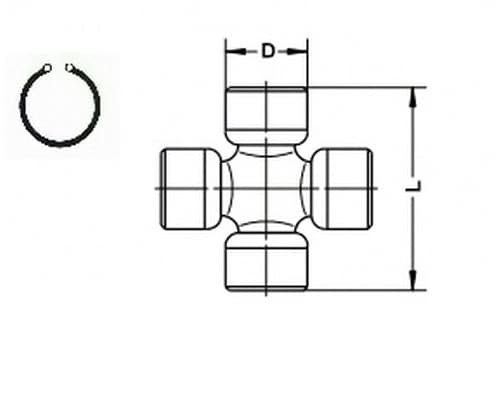 Joint, arbre longitudinal