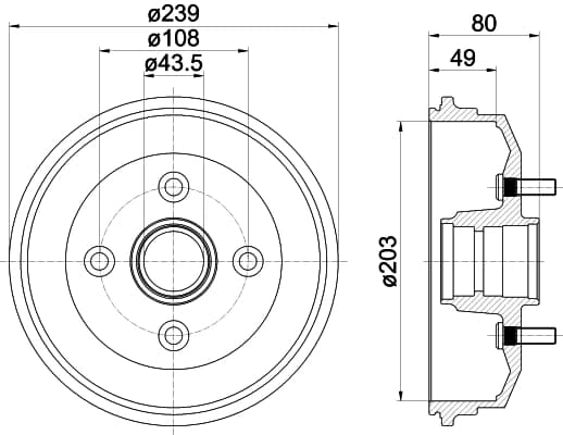 WENTYLATOR SAMOCHODOWY 612V TURBO Z PRZYSSAWKĄ