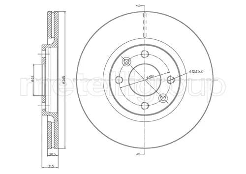 Contact d'avertissement, usure des plaquettes de frein