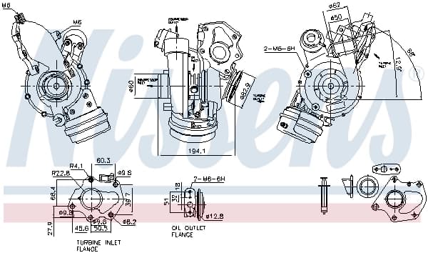TURBO RENAULT MASTER III 2,3DCI