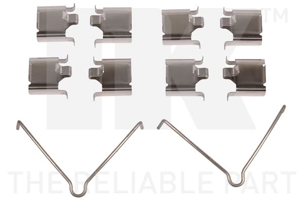 Kit d'accessoires, plaquette de frein a disque