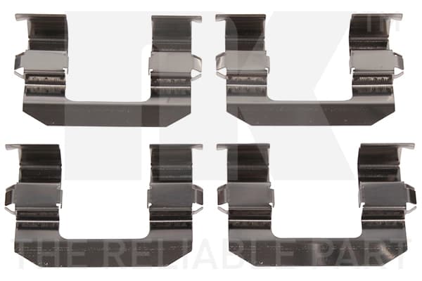 Kit d'accessoires, plaquette de frein a disque