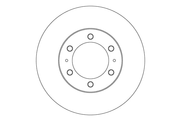 TARCZA HAM. TOYOTA P. HILUX 2,5-3,0 D-4D 4WD 08-