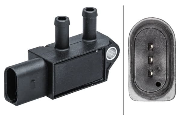 Capteur, pression des gaz échappement