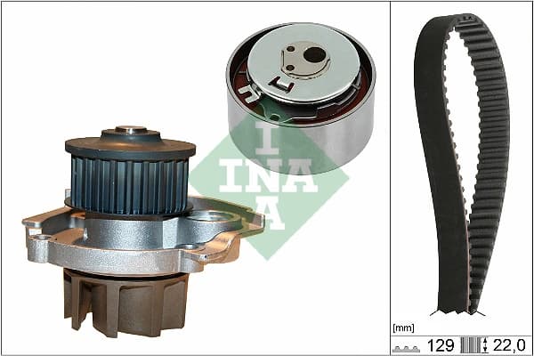 Pompe a eau + kit de courroie de distribution