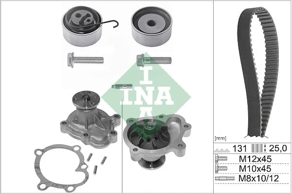 Pompe a eau + kit de courroie de distribution