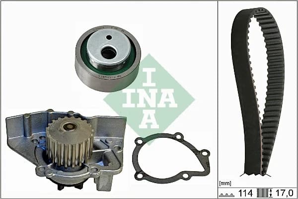 Pompe a eau + kit de courroie de distribution