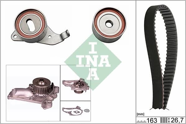 Pompe a eau + kit de courroie de distribution