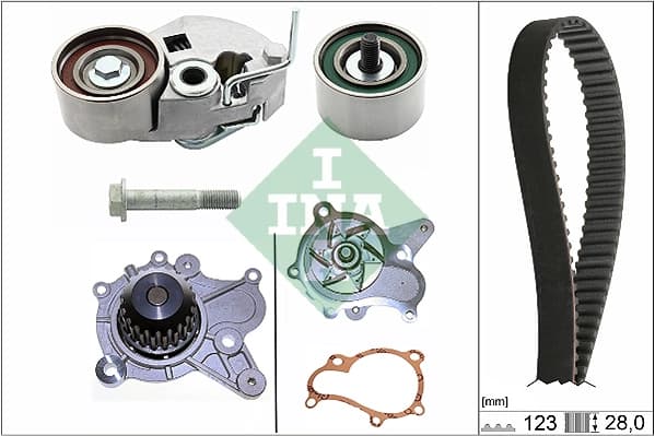 Pompe a eau + kit de courroie de distribution