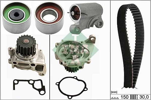 Pompe a eau + kit de courroie de distribution
