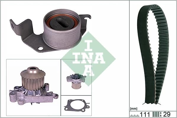 Pompe a eau + kit de courroie de distribution