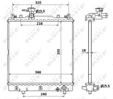 Radiateur, batterie de traction