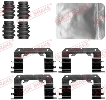 Kit d'accessoires, plaquette de frein a disque