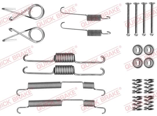 Kit d'accessoires, mâchoire de frein
