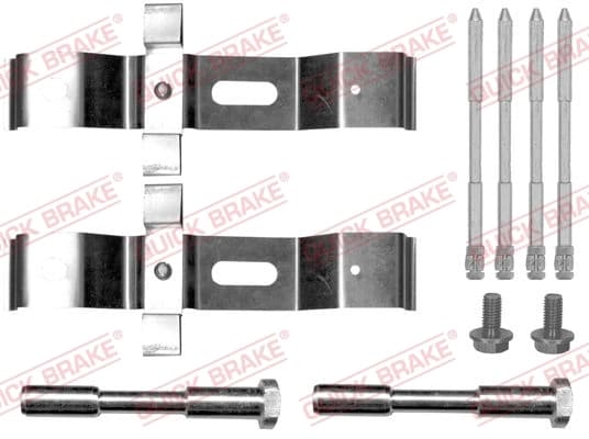 Kit d'accessoires, plaquette de frein a disque