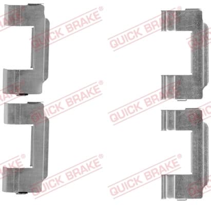 Kit d'accessoires, plaquette de frein a disque