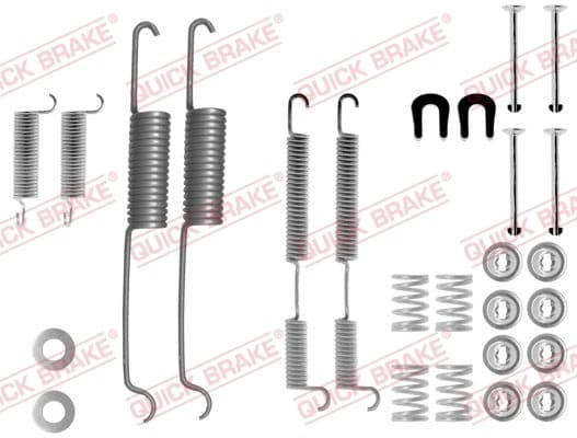 Kit d'accessoires, mâchoire de frein