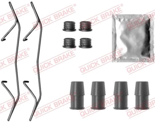 Kit d'accessoires, plaquette de frein a disque