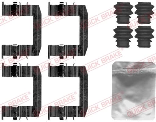 Kit d'accessoires, plaquette de frein a disque