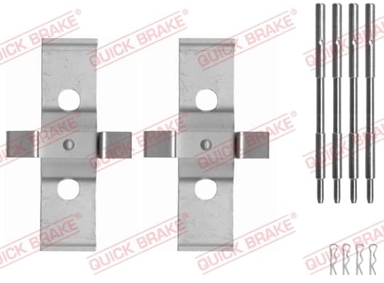 Kit d'accessoires, plaquette de frein a disque