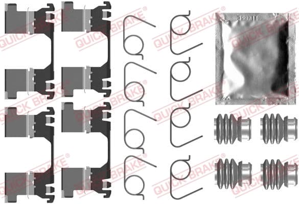 Kit d'accessoires, plaquette de frein a disque