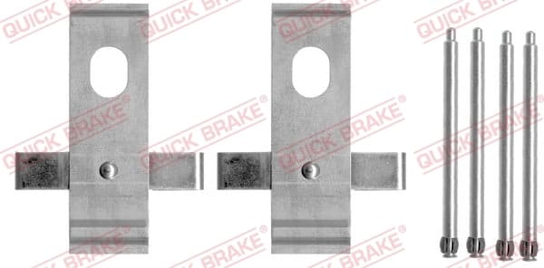 Kit d'accessoires, plaquette de frein a disque