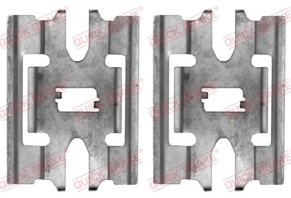 Kit d'accessoires, plaquette de frein a disque