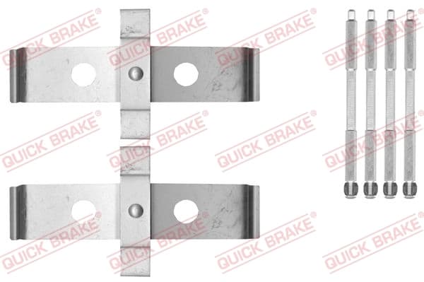 Kit d'accessoires, plaquette de frein a disque