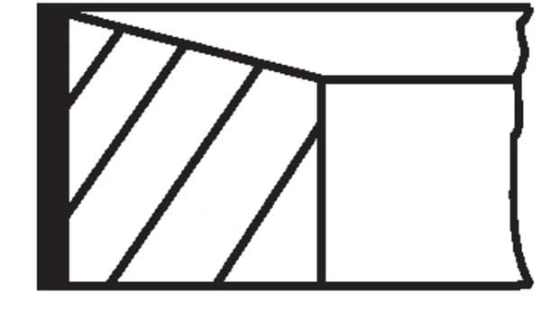 Jeu de segments de pistons