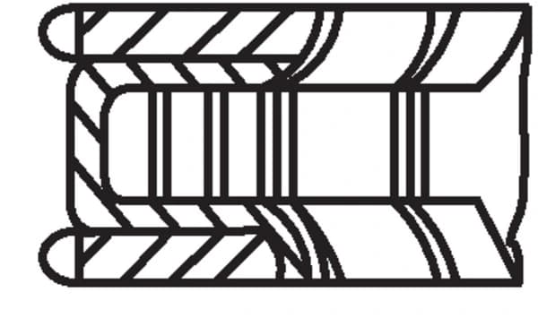 Jeu de segments de pistons