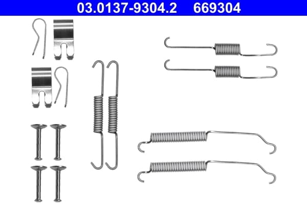Kit d'accessoires, mâchoire de frein