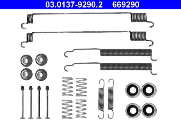 Kit d'accessoires, mâchoire de frein