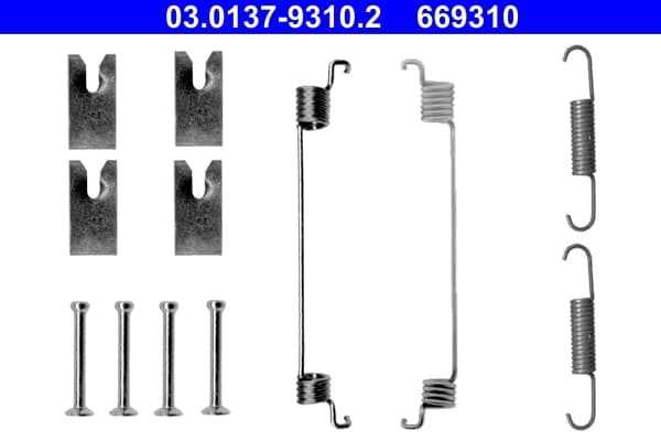 Kit d'accessoires, mâchoire de frein