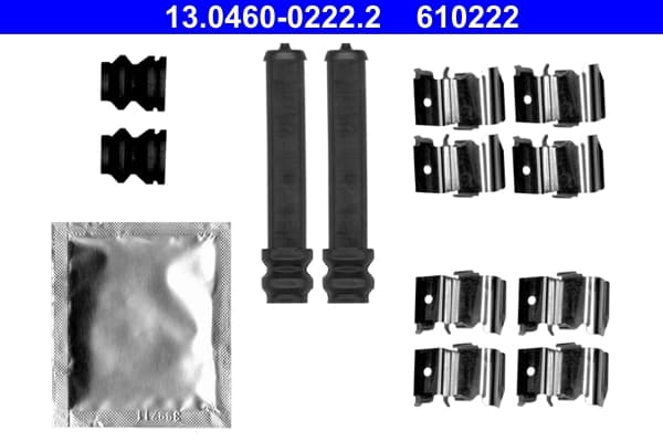 Kit d'accessoires, plaquette de frein a disque
