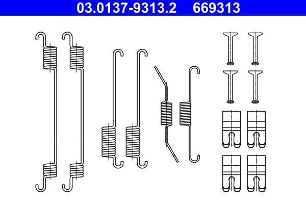 Kit d'accessoires, mâchoire de frein