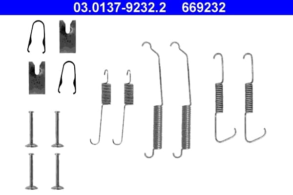 Kit d'accessoires, mâchoire de frein