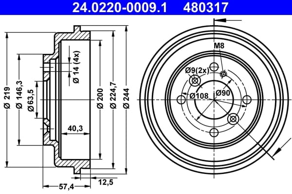 Tambour de frein