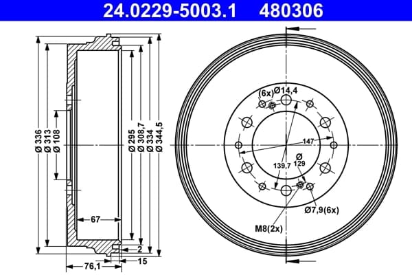 Tambour de frein