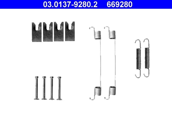 Kit d'accessoires, mâchoire de frein