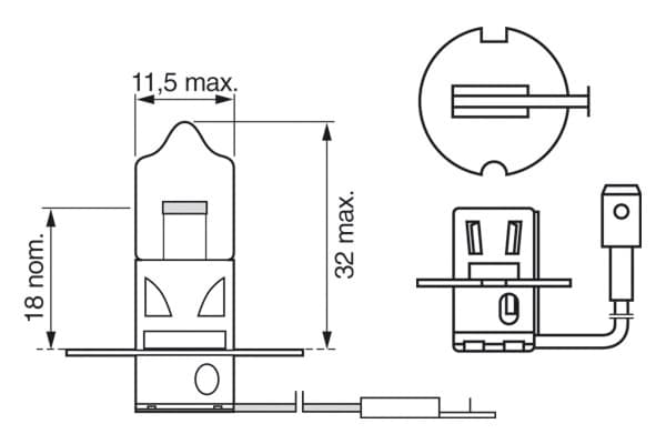 Ampoule, projecteur principal