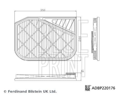 FILTR POWIETRZA FIAT PANDA, LANCIA YPSILON 01.20-