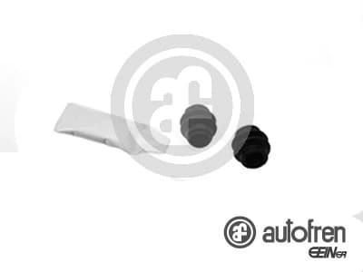 Joint-soufflet, guidage d'étrier de frein