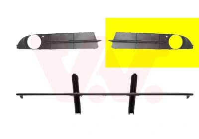 Grille de ventilation, pare-chocs