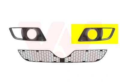 Grille de ventilation, pare-chocs