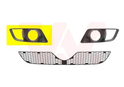 Grille de ventilation, pare-chocs