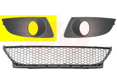 Grille de ventilation, pare-chocs