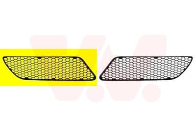 Grille de ventilation, pare-chocs