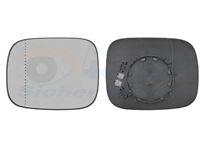 Verre de rétroviseur, rétroviseur extérieur