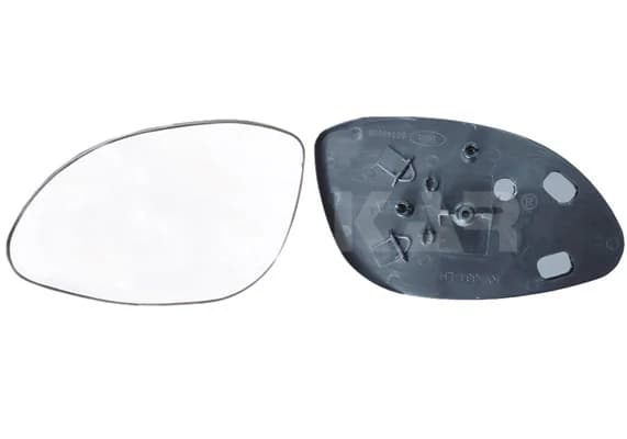 Verre de rétroviseur, rétroviseur extérieur