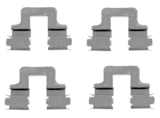 Kit d'accessoires, plaquette de frein a disque